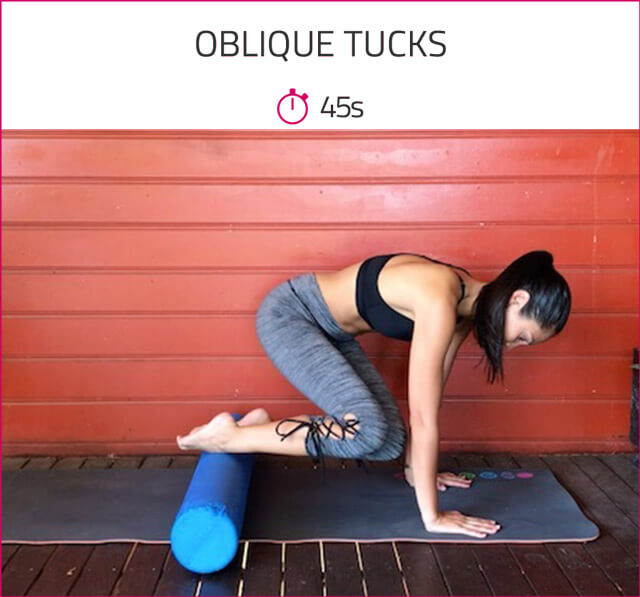 oblique tucks