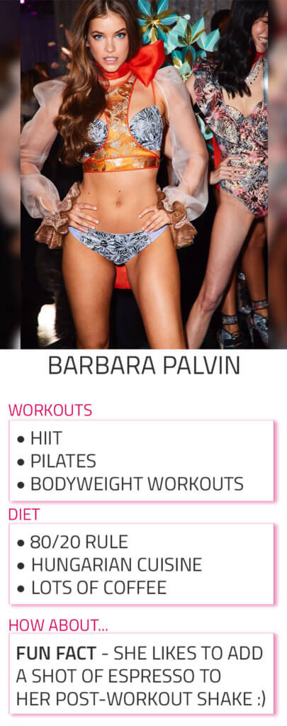 barbara palvin diet workout routine 