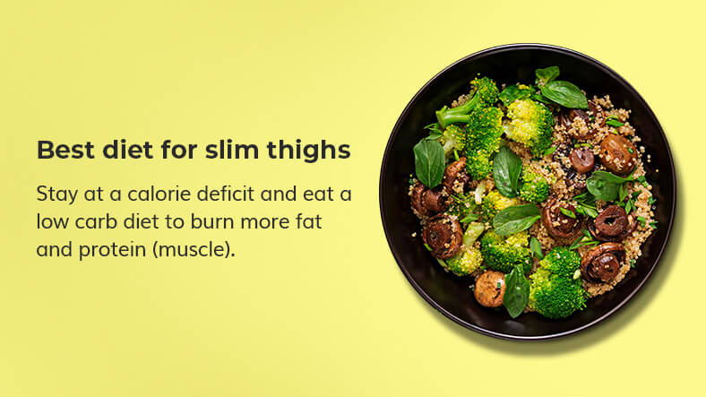 diet for slimming muscular thighs