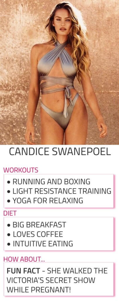 candice swanepoel diet and workout routine