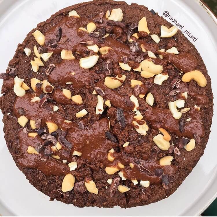 healthy chocolate cookie cake