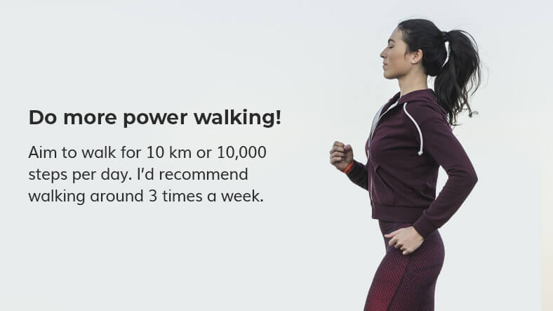 power walking to get lean not bulky