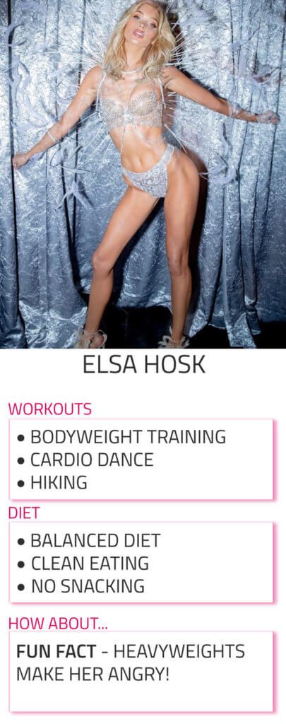 elsa hosk diet and workout routine