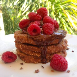 healthy breakfast - protein pancakes