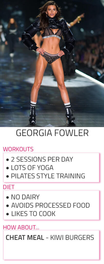 georgia fowler diet workout routine