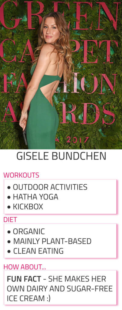 gisele bundchen diet and workout routine