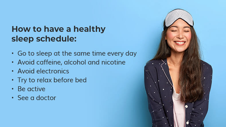 how to have a healthy sleep schedule