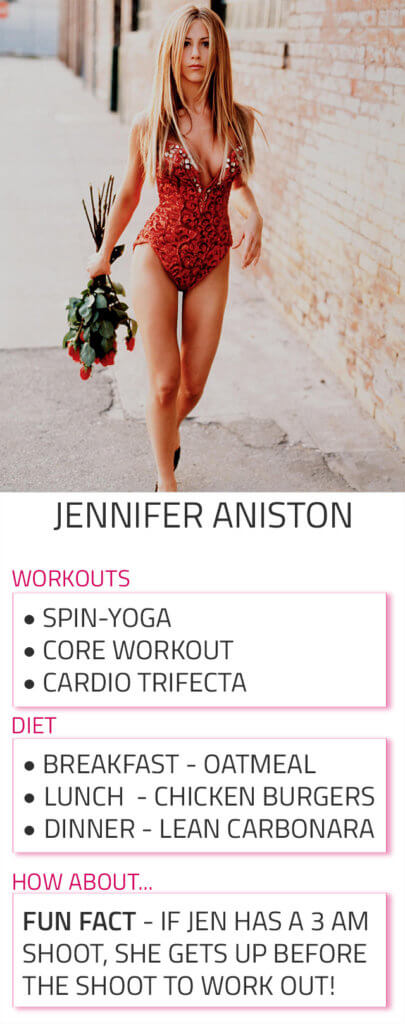 jennifer aniston diet workout routine