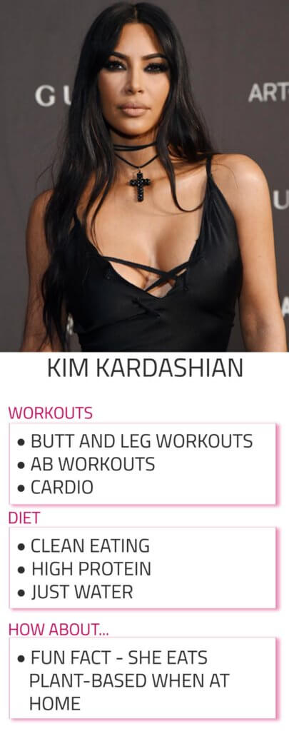 kim kardashian diet and workout tips