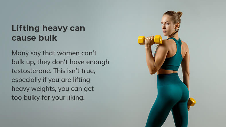 heavy lifting can cause bulk
