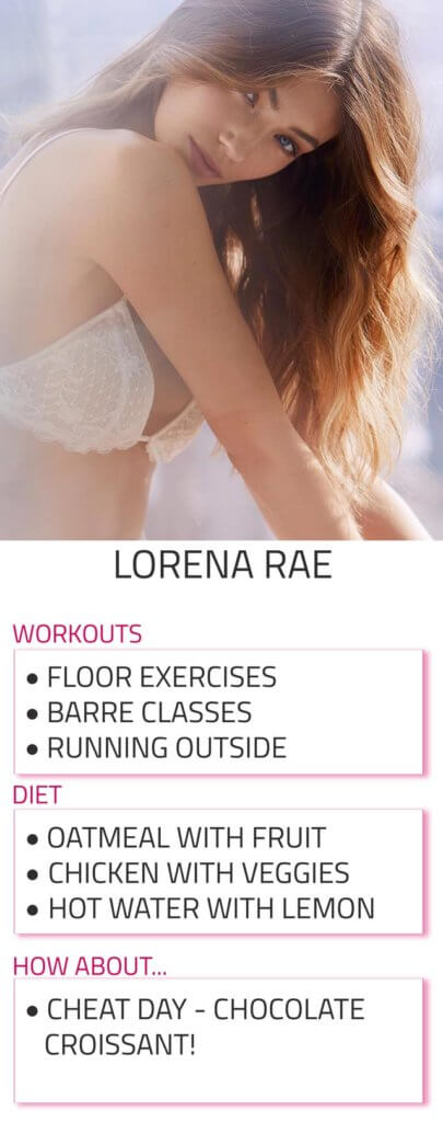 lorena rae diet and workout routine