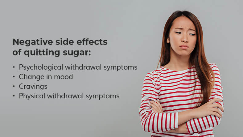 negative side effects of quitting sugar