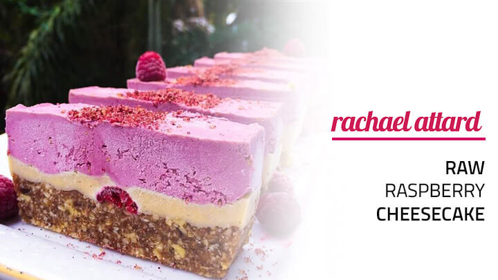 Raw Raspberry Cheesecake