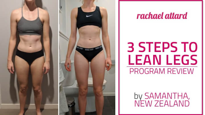 3 Steps to Lean Legs Program Review by Samantha