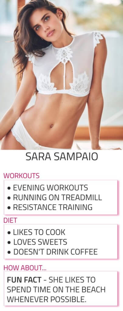 sara sampaio diet and workout routine