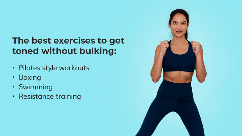 the best exercises to get toned and not bulky