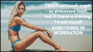 model workout and diet