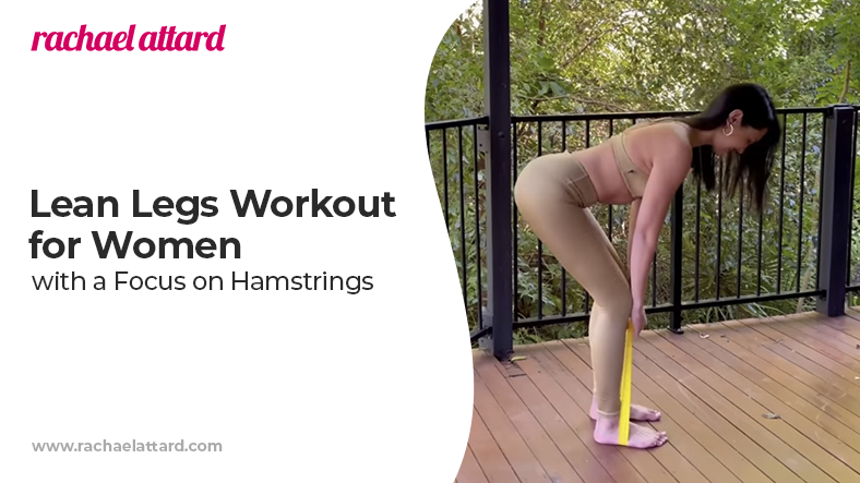 Lean legs workout for women with a focus on hamstrings