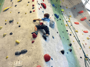 indoor rock climbing