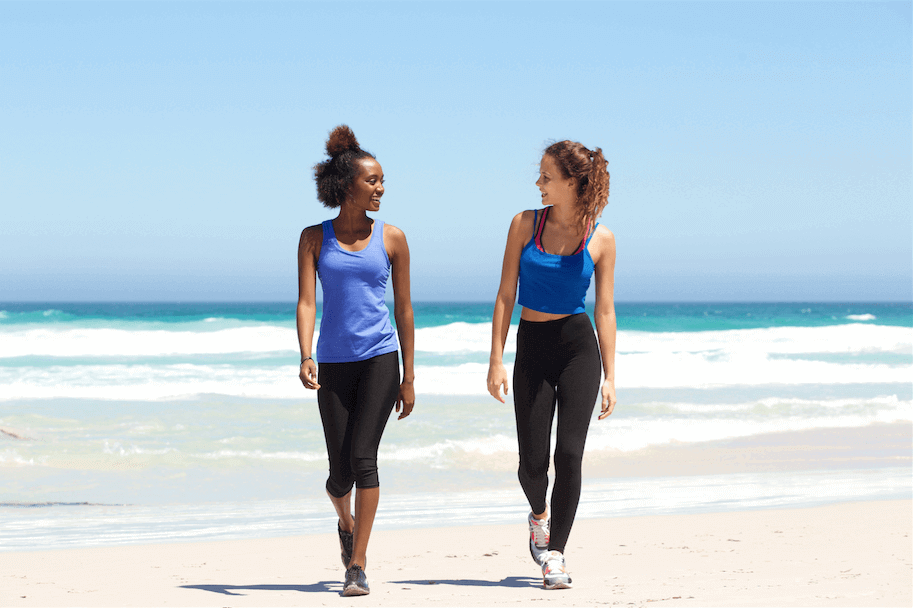 how to stick to a workout program cardio walk