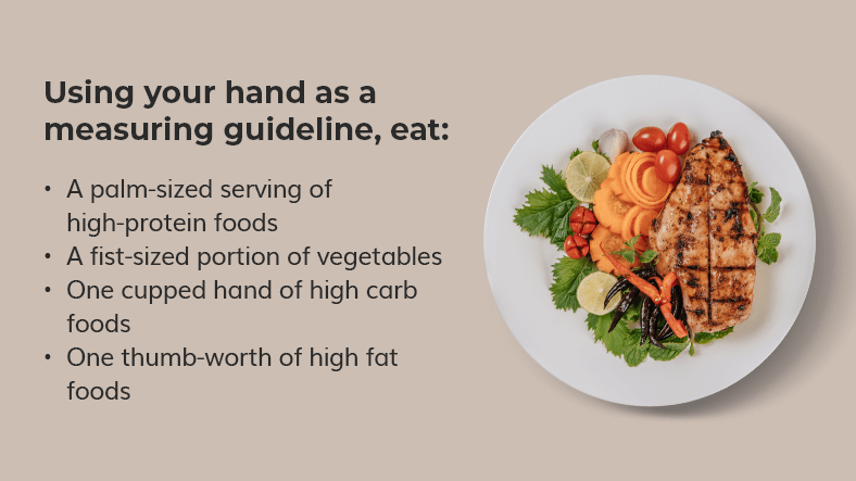 tips to measure your portion sizes